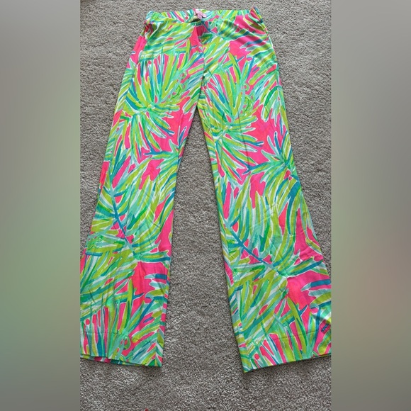 Tropical Print palazzo pants - Picture 1 of 1